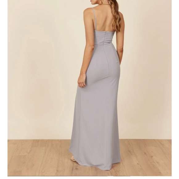 Jupiter Dress Park and Fifth in lavender grey - Picture 2 of 3